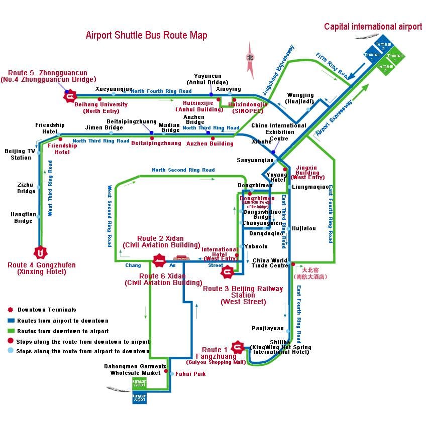 harta e Shenzhen autobus