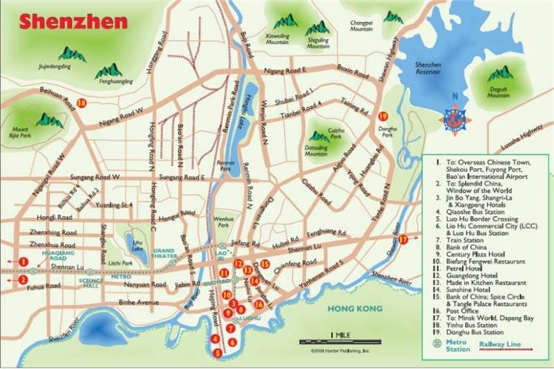 harta e Shenzhen pazar