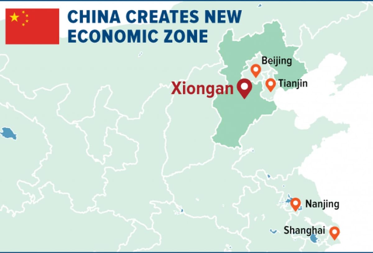 harta e Shenzhen të veçantë zonës ekonomike