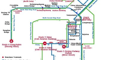 Harta e Shenzhen autobus
